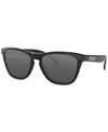 Oakley Men's Low Bridge Fit Polarized Sunglasses, Oo9245 Frogskins 54 In Polished Black