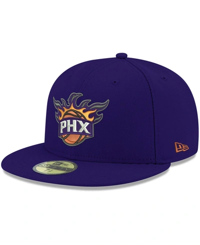 New Era Men's Purple Phoenix Suns Official Team Color 59fifty Fitted Hat