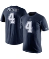 Nike Men's Dak Prescott Navy Dallas Cowboys Player Pride Name & Number T-shirt In Navy