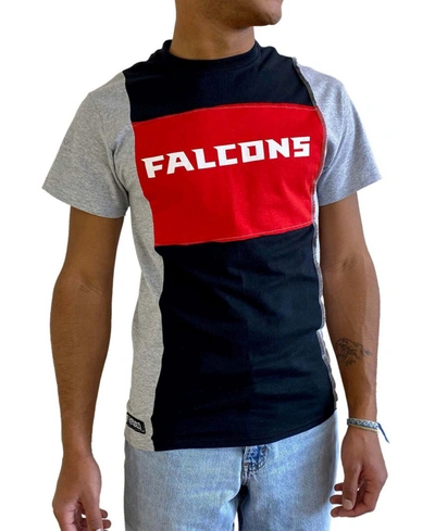 Refried Apparel Men's Heathered Black Atlanta Falcons Split T-shirt