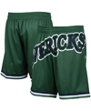 Mitchell & Ness Men's Green Dallas Mavericks Hardwood Classics Big Face 2.0 Shorts In Green