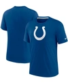 Nike Men's Royal Indianapolis Colts Historic Impact Tri-blend T-shirt In Royal