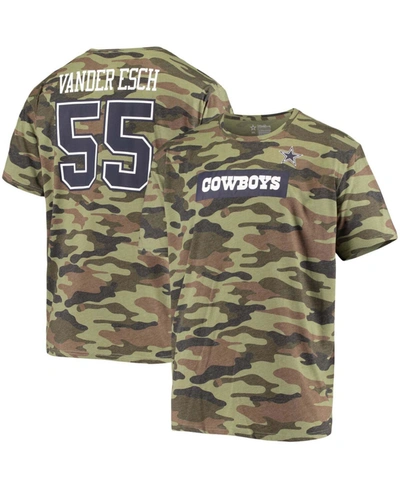 Dallas Cowboys Men's Leighton Vander Esch Camo  Caudron Name And Number T-shirt