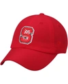 TOP OF THE WORLD MEN'S RED NC STATE WOLFPACK PRIMARY LOGO STAPLE ADJUSTABLE HAT