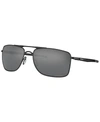 Oakley Gauge 8 Prizm Black Polarized Rectangular Mens Sunglasses Oo4124 412402 62 In Neon Orange Camo/prizm Black