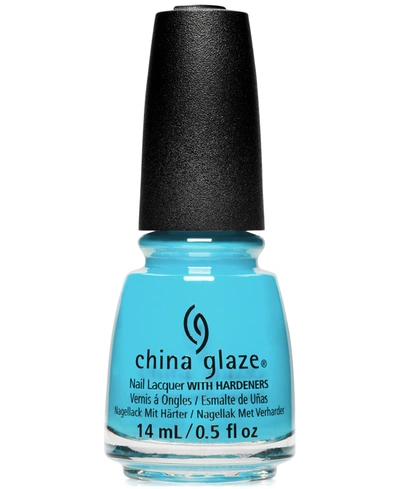 China Glaze Nail Lacquer With Hardeners In Chalk Me Up