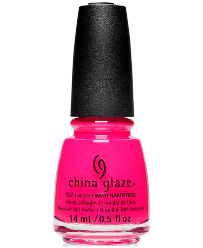 China Glaze Nail Lacquer With Hardeners In Rose Among Thorns