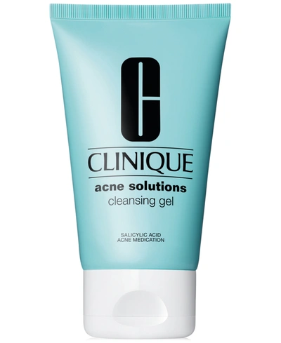 CLINIQUE ACNE SOLUTIONS CLEANSING GEL, 4.2 OZ.