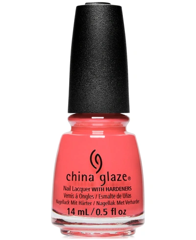 China Glaze Nail Lacquer With Hardeners In Flip Flop Fantasy