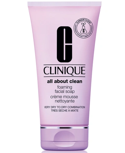 CLINIQUE ALL ABOUT CLEAN FOAMING FACE CLEANSER WITH HYALURONIC ACID, 5.0 OZ