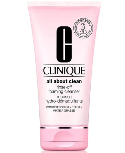 Clinique All About Clean Rinse-off Foaming Face Cleanser, 5 Oz.