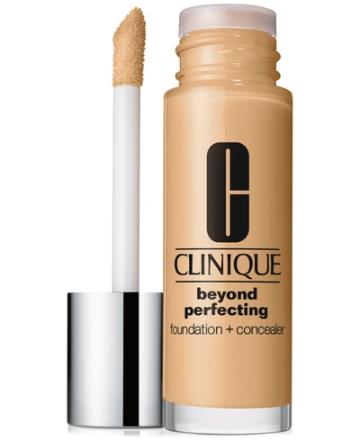 Clinique Beyond Perfecting Foundation + Concealer, 1 Oz. In . Cork