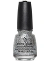China Glaze Nail Lacquer With Hardeners In Silver Of Sorts