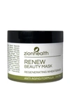 ZION HEALTH ADAMA RENEW WHEAT GRASS BEAUTY MASK, 2 OZ