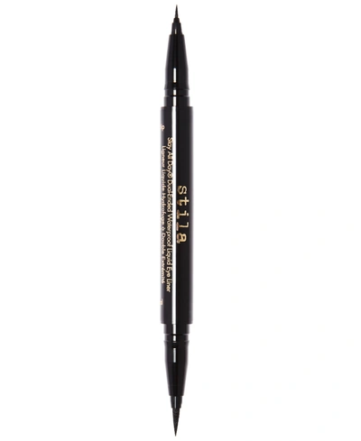 Stila Stay All Day Dual-ended Waterproof Liquid Eye Liner In Intense Black