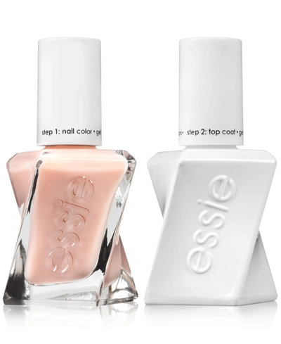 Essie 2-pc. Gel Couture Nail Polish & Top Coat Set In Fairy Tailor