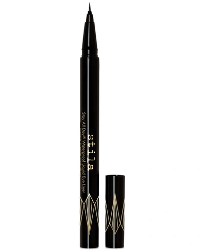 Stila Stay All Day Waterproof Liquid Eye Liner - Micro Tip In Intense Black