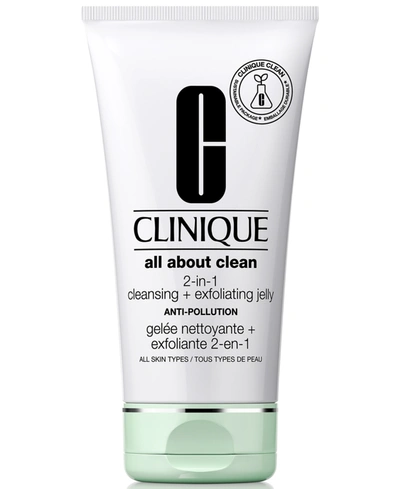 Clinique All About Clean 2-in-1 Face Cleansing + Exfoliating Jelly, 5 Oz.