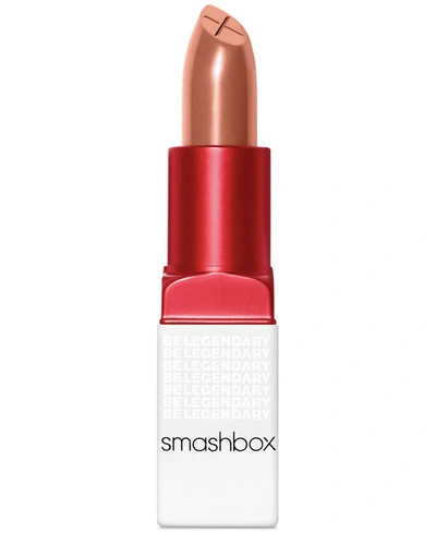 Smashbox Be Legendary Prime & Plush Lipstick In Recognized (warm Caramel)
