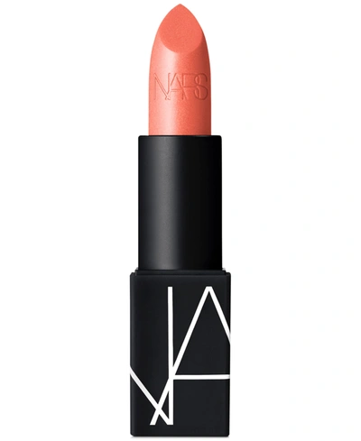 Nars Lipstick - Satin In Orgasm ( Peachy Pink With Golden Shimmer