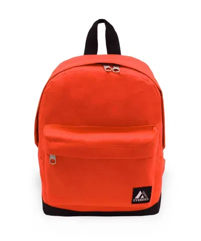 42pops Backpack Bag With Black Accents In Rust Orange