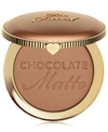 Too Faced Chocolate Soleil Cocoa Powder Infused Matte Bronzer In Chocolate
