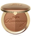 Too Faced Sun Bunny Radiant Duo-tone Sunkissed Powder Bronzer In Bronzer
