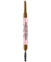 Too Faced Pomade In A Pencil Eyebrow Shaper & Filler Medium Brown 0.006 oz/ 0.17 G In Medium Brown