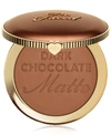Too Faced Chocolate Soleil Cocoa Powder Infused Matte Bronzer In Dark Chocolate