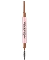 Too Faced Pomade In A Pencil Eyebrow Shaper & Filler Soft Brown 0.006 oz/ 0.17 G In Soft Brown