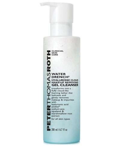 Peter Thomas Roth 6.8 Oz. Water Drench Hyaluronic Cloud Makeup Removing Gel Cleanser In Beauty: Na
