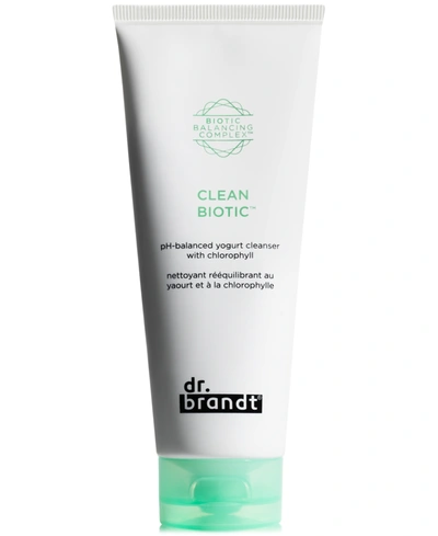 Dr. Brandt Clean Biotic Ph-balanced Yogurt Cleanser With Chlorophyll, 3.5-oz. In No Color