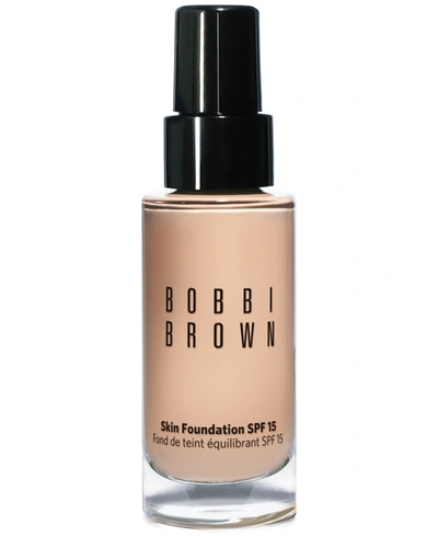 Bobbi Brown Skin Foundation Spf 15, 1 oz In . Ivory (fair Beige With Light Neutral U