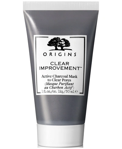 Origins Clear Improvement Active Charcoal Face Mask To Clear Pores, 1 Oz.