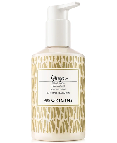 Origins Ginger Hand Lotion, 6.7 Oz. In Multi