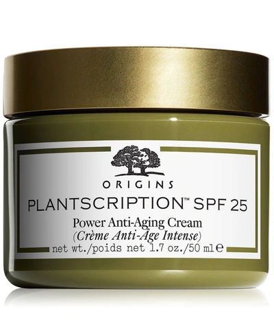 ORIGINS PLANTSCRIPTION SPF 25 POWER ANTI-AGING FACE CREAM, 1.7 OZ