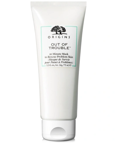 Origins Out Of Trouble 10 Minute Face Mask To Rescue Problem Skin, 2.5 Oz.