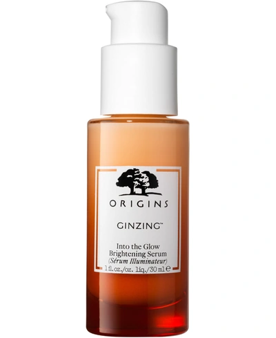 ORIGINS GINZING INTO THE GLOW BRIGHTENING SERUM, 1 OZ.