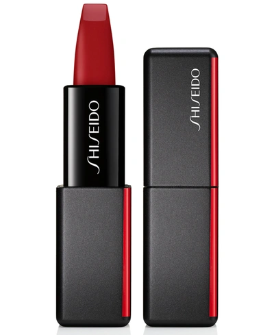 Shiseido Modernmatte Powder Lipstick, 0.14-oz. In Exotic Red