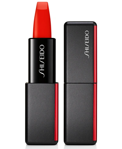 Shiseido Modernmatte Powder Lipstick, 0.14-oz. In Flame