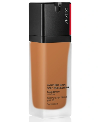 Shiseido Synchro Skin Self-refreshing Foundation, 1.0 oz In Suede