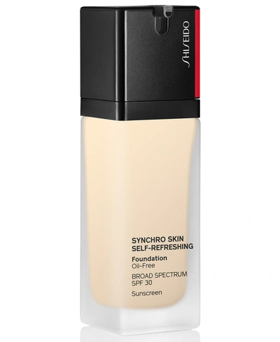 Shiseido Synchro Skin Self-refreshing Foundation, 1.0 oz In Alabaster