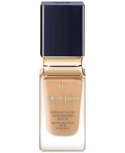 Clé De Peau Beauté Cle De Peau Beaute Radiant Fluid Foundation Matte Broad Spectrum Spf 20 Sunscreen In O Tan Ocher