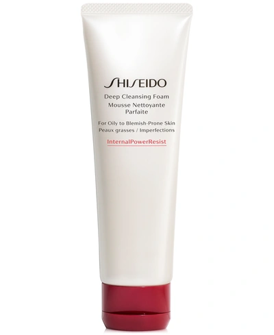 Shiseido Deep Cleansing Foam (for Oily To Blemish-prone Skin), 4.2-oz.