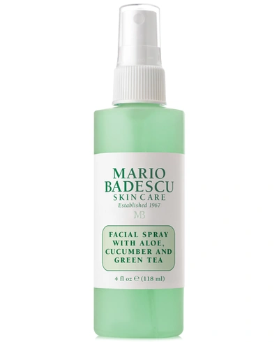 MARIO BADESCU FACIAL SPRAY WITH ALOE, CUCUMBER & GREEN TEA, 4-OZ.