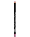 Nyx Professional Makeup Suede Matte Lip Liner In Violet Smoke (pastel Grey Purple)