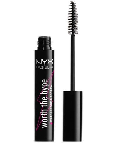 Nyx Professional Makeup Worth The Hype Waterproof Mascara In Black