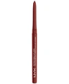 Nyx Professional Makeup Retractable Lip Liner In Dark Red