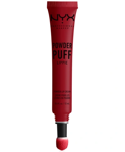 Nyx Professional Makeup Powder Puff Lippie In Group Love (true Red)