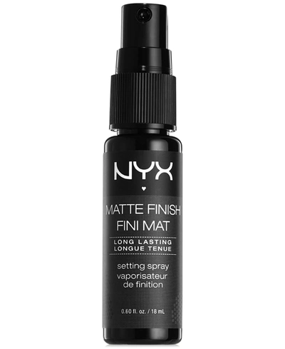 Nyx Professional Makeup Matte Finish Long Lasting Makeup Setting Spray Formula, 0.6-oz. In Open